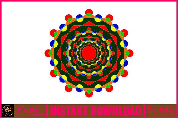 Mandala 3D Layered SVG Cut File 11: Graphics & Crafts