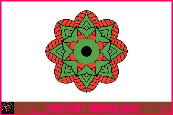 Mandala 3D Layered SVG Cut File-118 for Crafts & Graphics