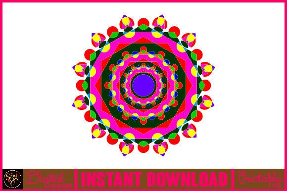 Mandala 3D Layered SVG Cut File 12: Graphics for Crafts & Creative Brands