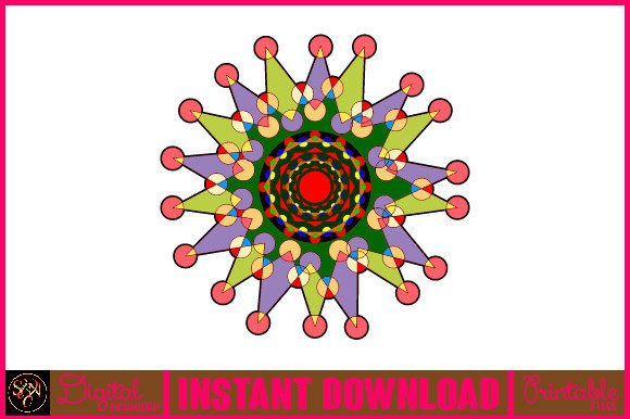 Mandala 3D Layered SVG Cut File 13: Graphics for Crafts
