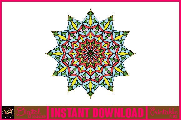 Mandala 3D Layered SVG Cut File-150