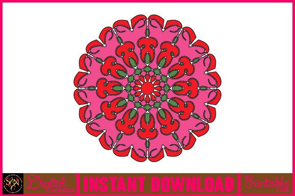 Mandala 3D Layered SVG Cut File-152