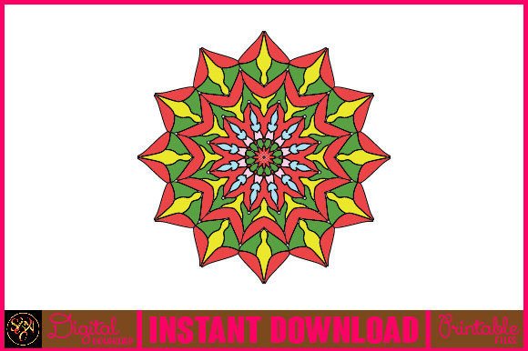 Mandala 3D Layered SVG Cut File-156: Graphics for Crafts & Creative Brands