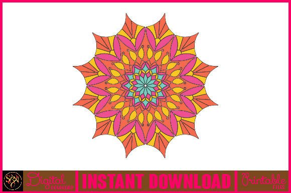 Mandala 3D Layered SVG Cut File-161
