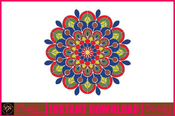 Mandala 3D Layered SVG Cut File-166: Graphics & Crafts Review