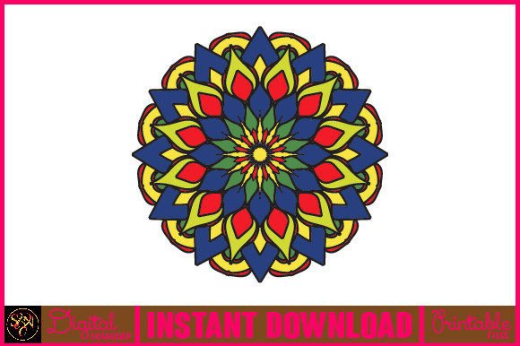 Mandala 3D Layered SVG Cut File-170: Graphics for Crafts & Creative Brands