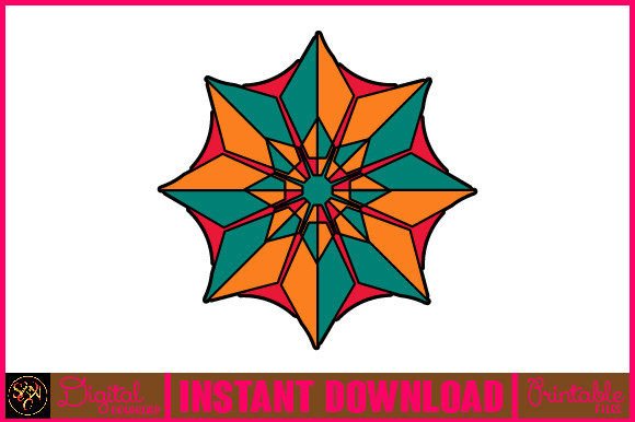 Mandala 3D Layered SVG Cut File 22: Graphics for Crafts & Creative Publishing