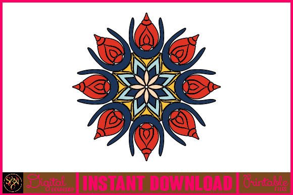 Mandala 3D Layered SVG Cut File-26: A Crafts Graphics Gem