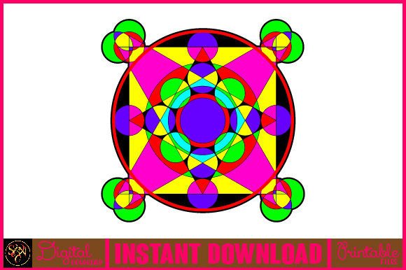 Mandala 3D Layered SVG Cut File-4: Graphics for Crafts & Branding