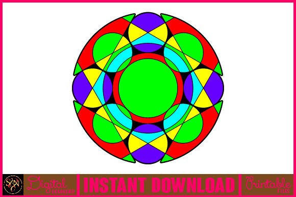 Mandala 3D Layered SVG Cut File-5 for Crafts & Graphics