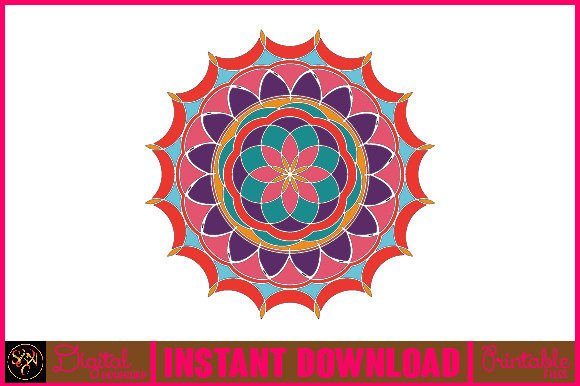 Mandala 3D Layered SVG Cut File-53: Graphics for Crafts