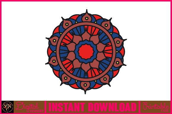 Mandala 3D Layered SVG Cut File-55 for Crafts & Graphics