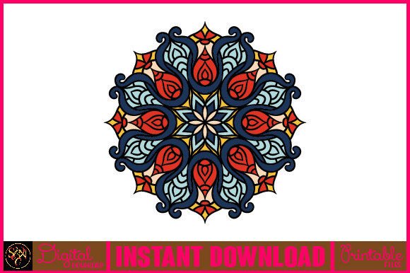 Mandala 3D Layered SVG Cut File-62: Graphics for Crafts That Sell