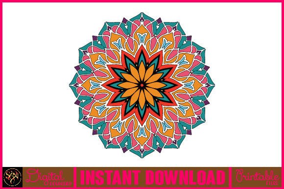 Mandala 3D Layered SVG Cut File-87: Graphics for Crafts-Driven Branding