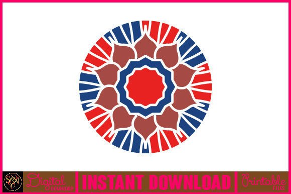 Mandala 3D SVG: Crafts Graphics Asset Review